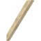 Ekena Millwork 4"W x 30"D x 36"H Traditional Rough Sawn Knee Brace, Douglas Fir BRC04X30X36TRA00RDF - alternate 1